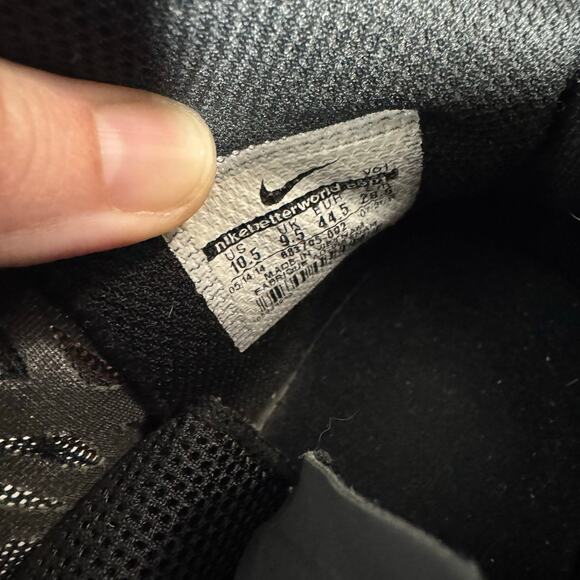 Nike Prime Hype DF Basketball Shoes Sneakers Mens 10.5 Black White 683705-002 - Picture 9 of 10